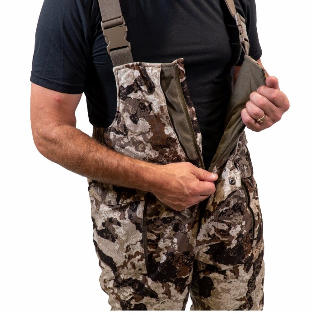Hot Shot Men’s Elite Insulated Camo Hunting BIB VOTED ONE OF THE TOP 5 OF 2025!! - Picture 3 of 8